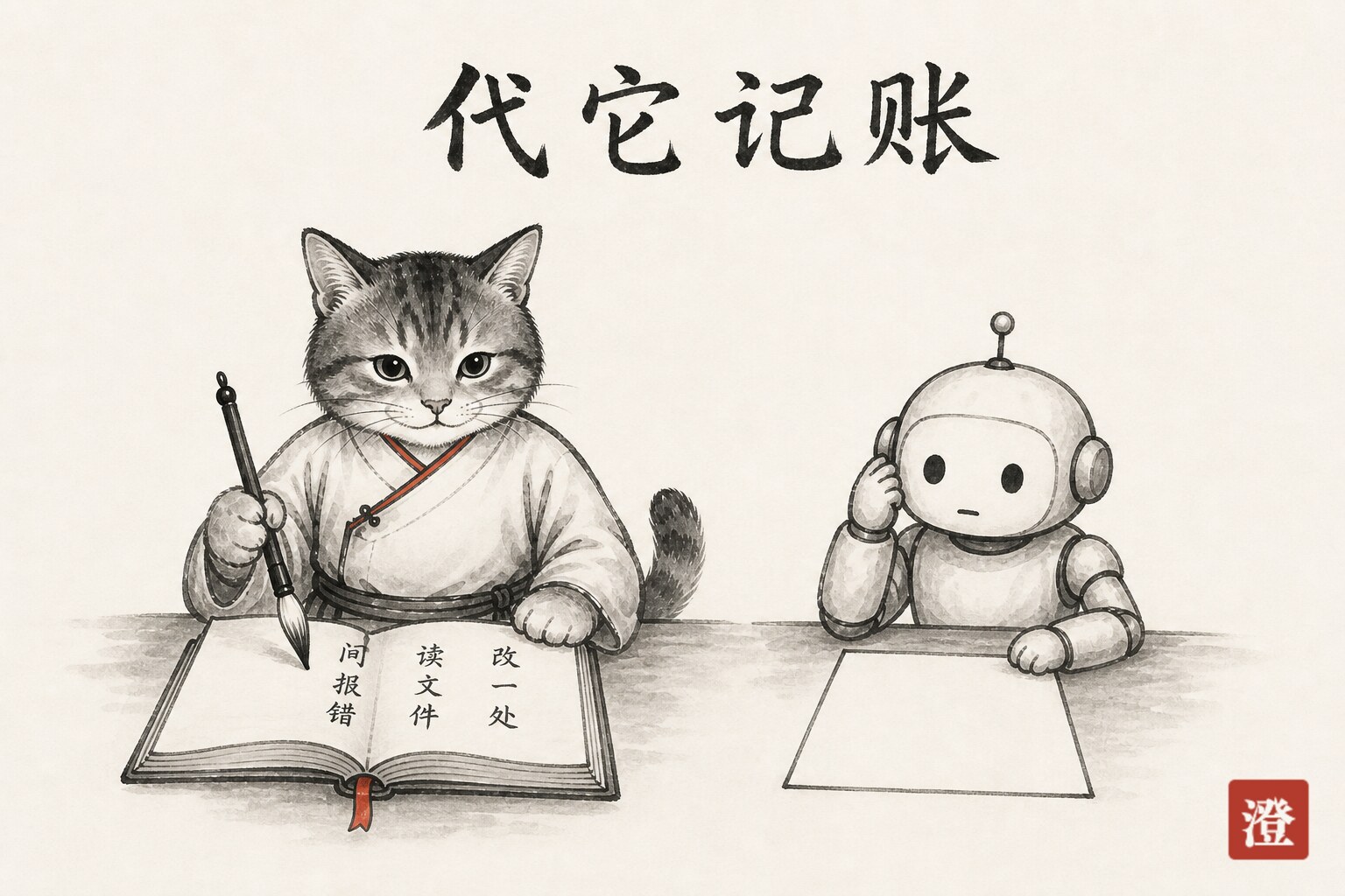 代它记账——大模型过目即忘,得有人替它把发生的事记成账。
